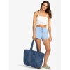 Bolso Roxy Flower Bus Tote Marine Blue