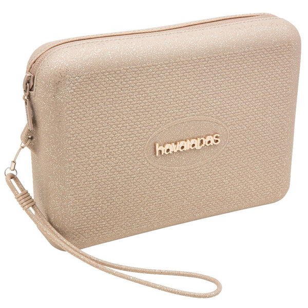 Bolso Havaianas Beach Neccessaire Glitter Gold