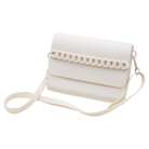 Bolso Havaianas Casual Bag Chain Beige de goma con cadena decorativa y bandolera color beige