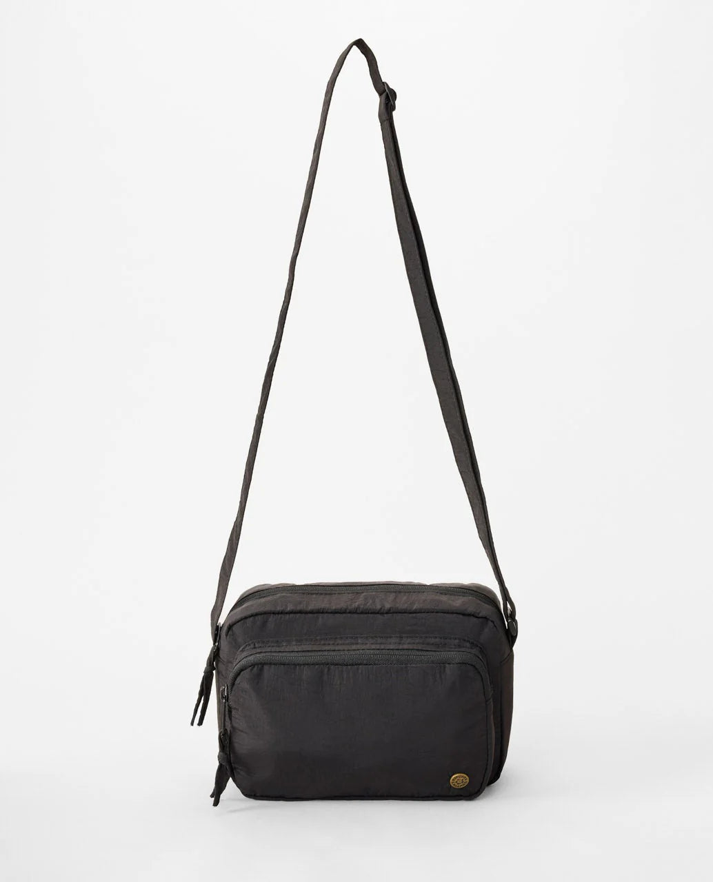 Bolso bandolera RIP CURL Everyday 3L Mid negro compacto con varios compartimentos