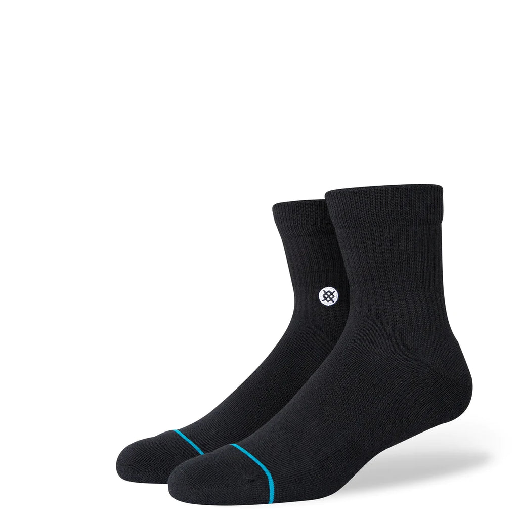 Calcetines Stance Icon Quarter Sock Black
