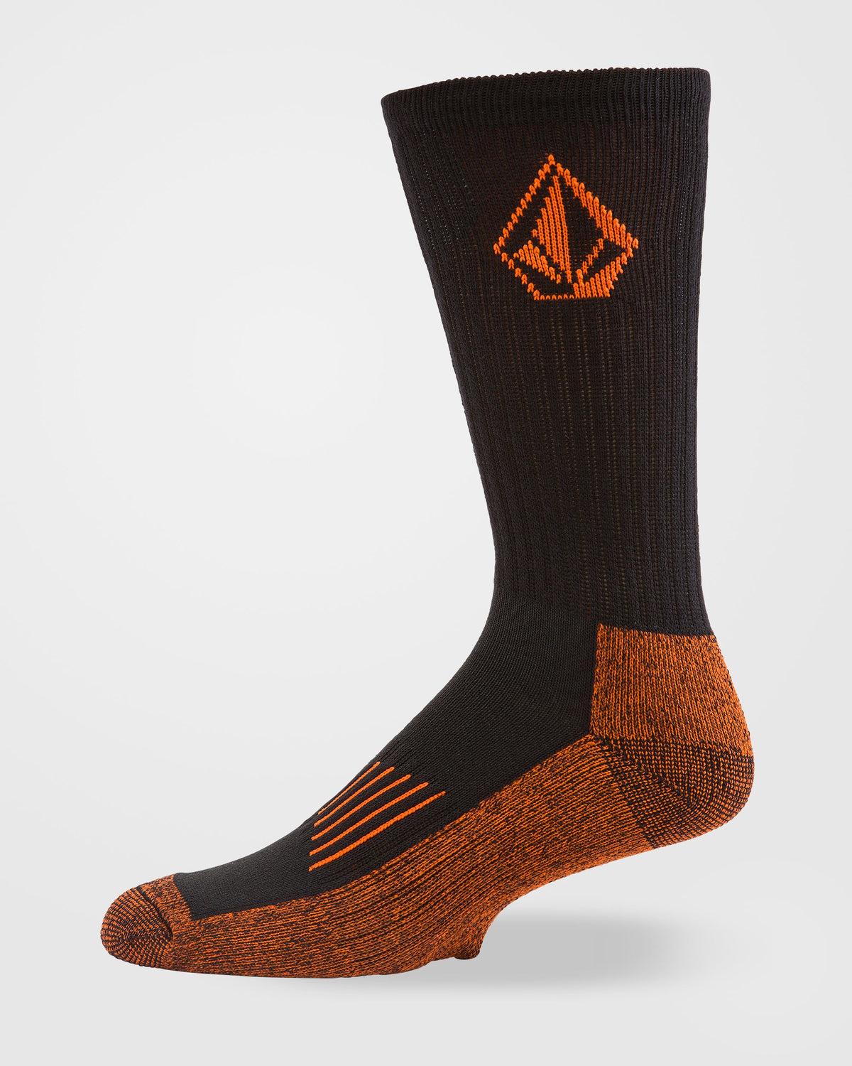 Calcetines Volcom Workwear 3 Pack Black detalle del logo oficial