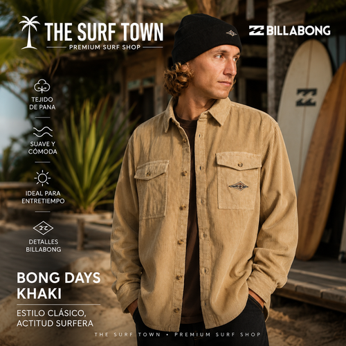 Camisa Billabong Bong Days Khaki