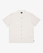 Camisa BILLABONG Vacay Linen Off White para hombre de lino ligera y fresca color blanco roto