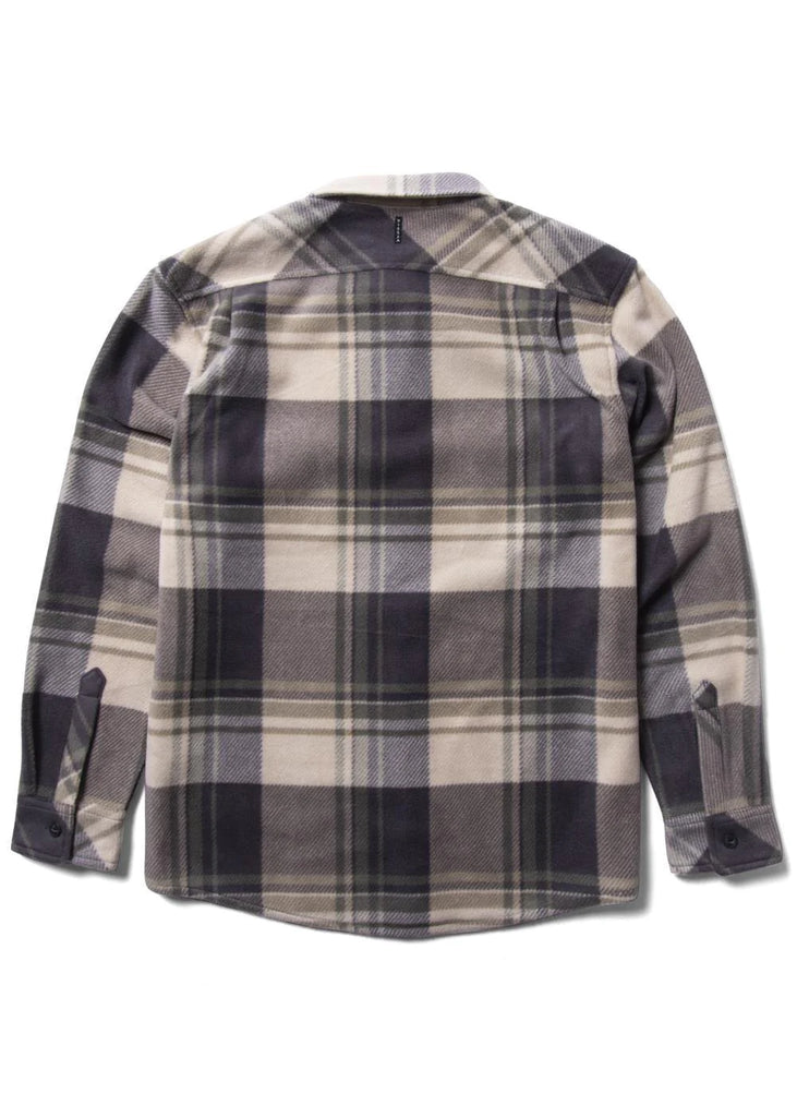 Camisa Vissla Eco-Zy Ls Polar Flannel Vintage Green
