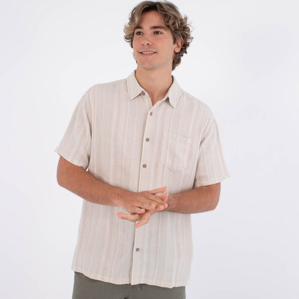 Camisa Hurley Oceanside SS Bone