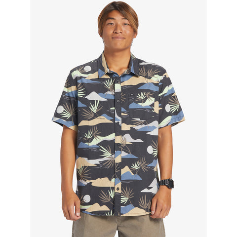 Camisa Volcom Everett Oxford Wrecked Indigo