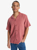 Camisa Quiksilver Sunrise Burnt Russet para hombre estilo surf verano