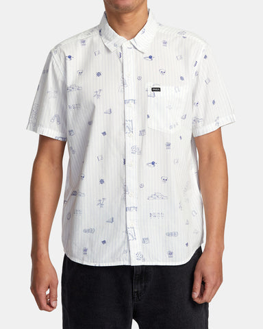 Camisa Rvca That'll do shirt Green Haze