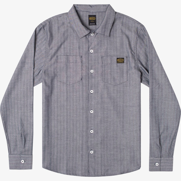Camisa Rvca Day Shift Moody Blue