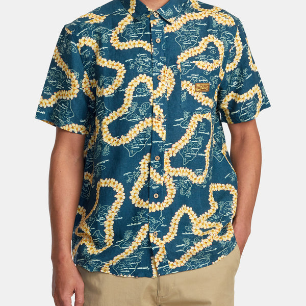 Camisa Rvca Exotica Duck Blue