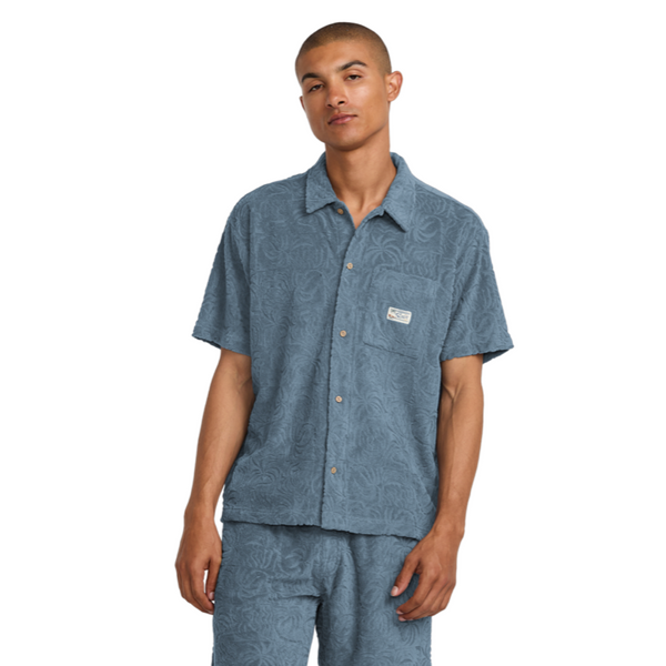 Camisa Rvca Exotica Vintage Navy