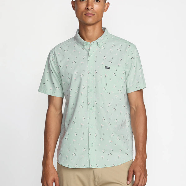 Camisa Rvca That'll do shirt Green Haze