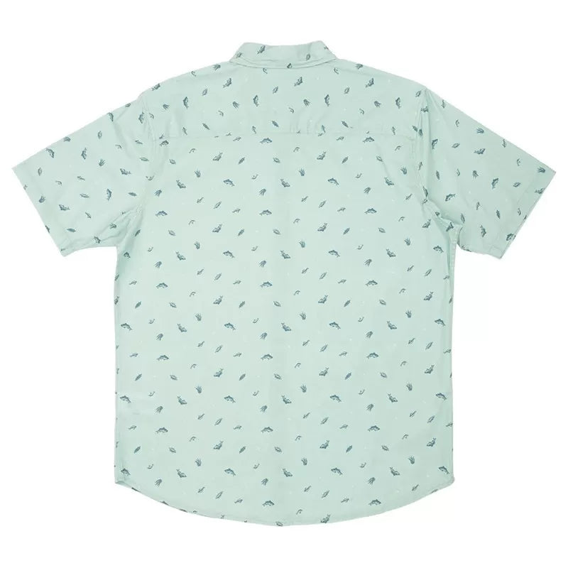 Camisa Salty Crew Bay Bass Sage Green