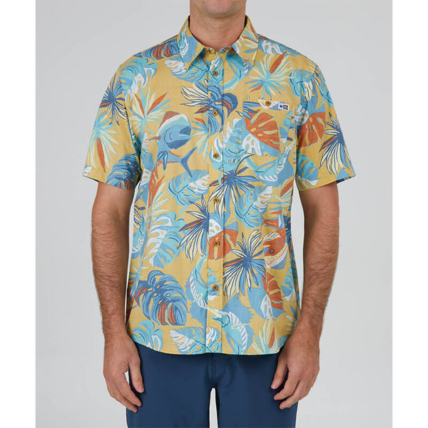 Camisa Salty Crew Large Kine Seaweed