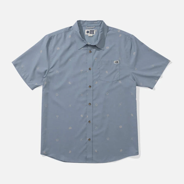 Camisa Salty Crew Micro Vibes Tech Deep Sea