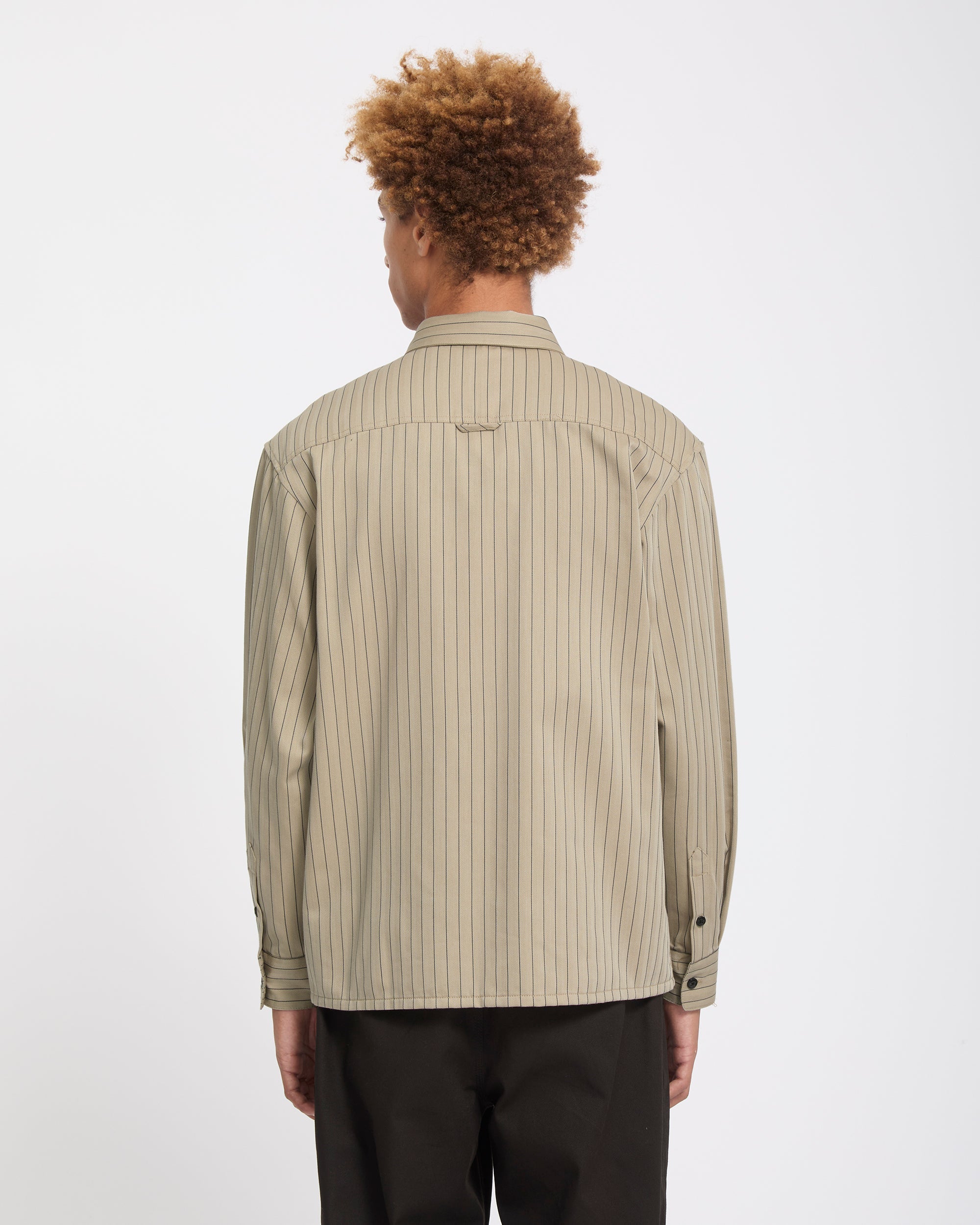 Camisa Volcom Tradestone Light Khaki para hombre - vista oficial 2