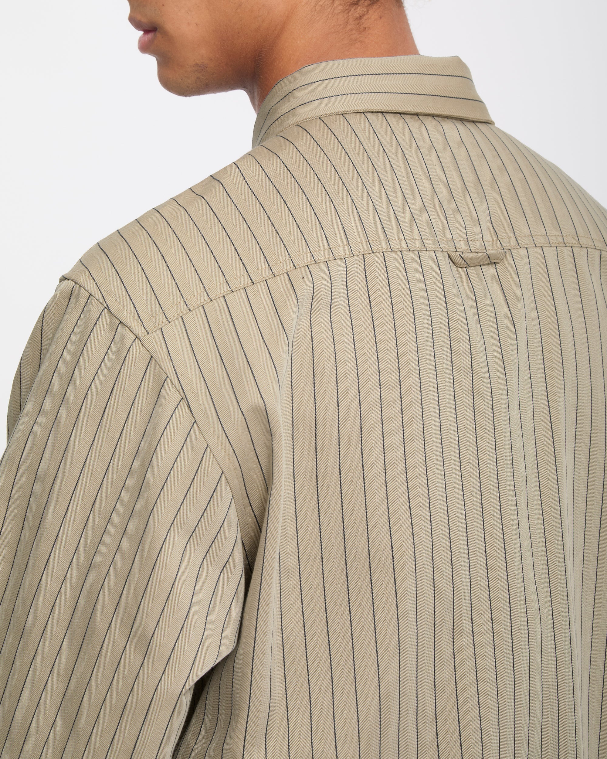 Camisa Volcom Tradestone Light Khaki para hombre - vista oficial 11