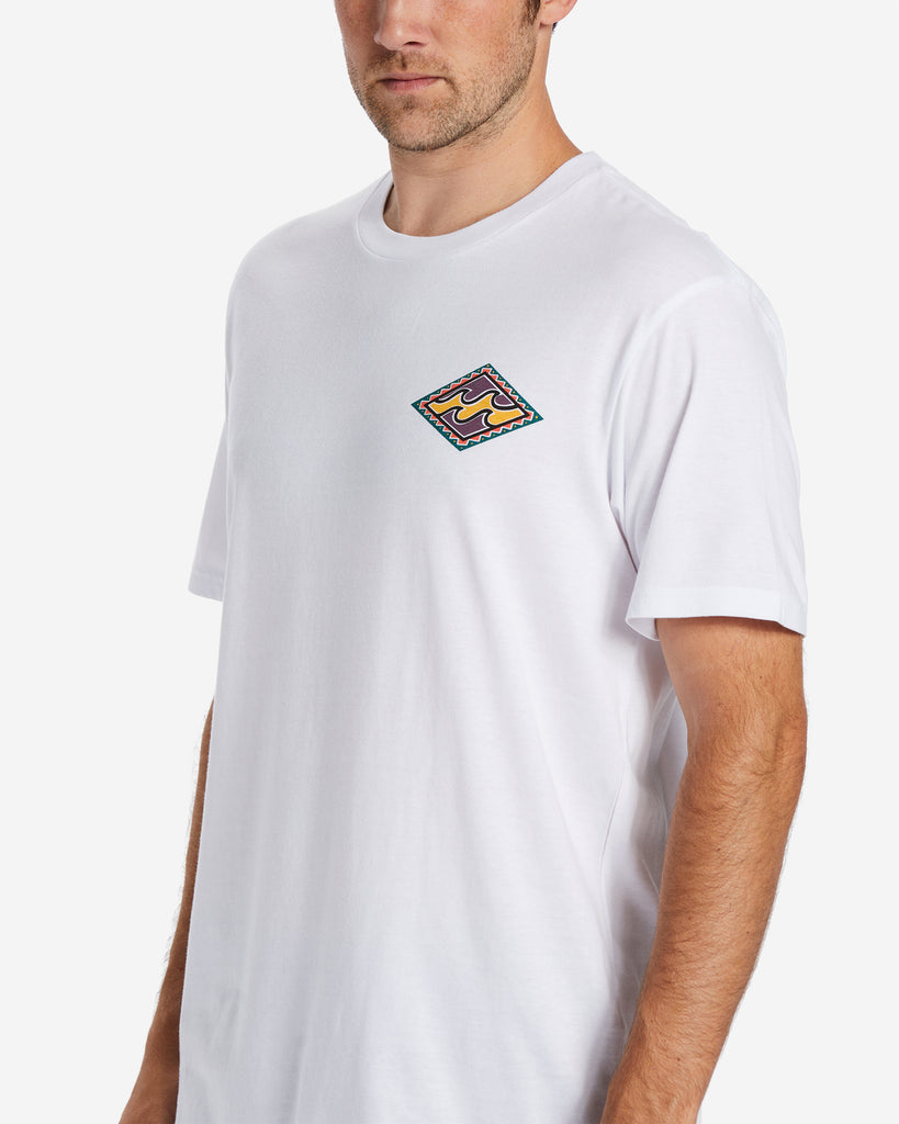 Camiseta Billabong Crayon Wave White