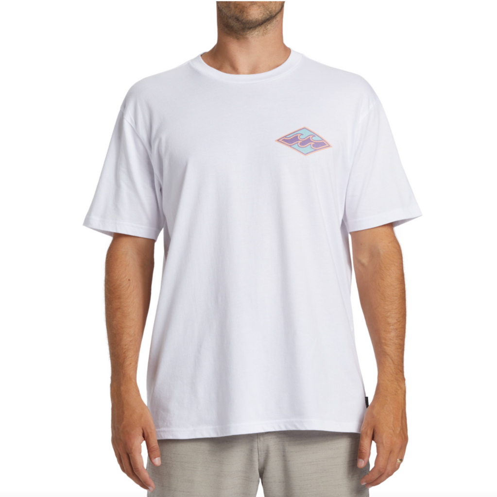 Camiseta Billabong Crayon Wave White Chalk