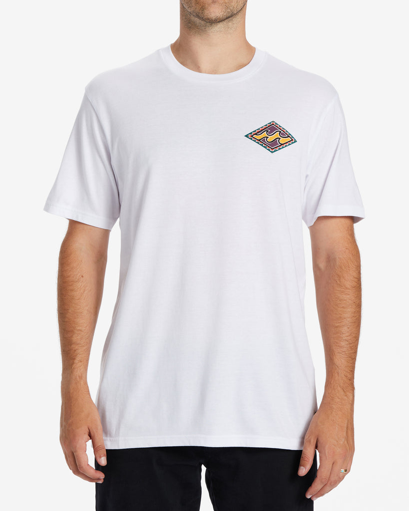 Camiseta Billabong Crayon Wave White