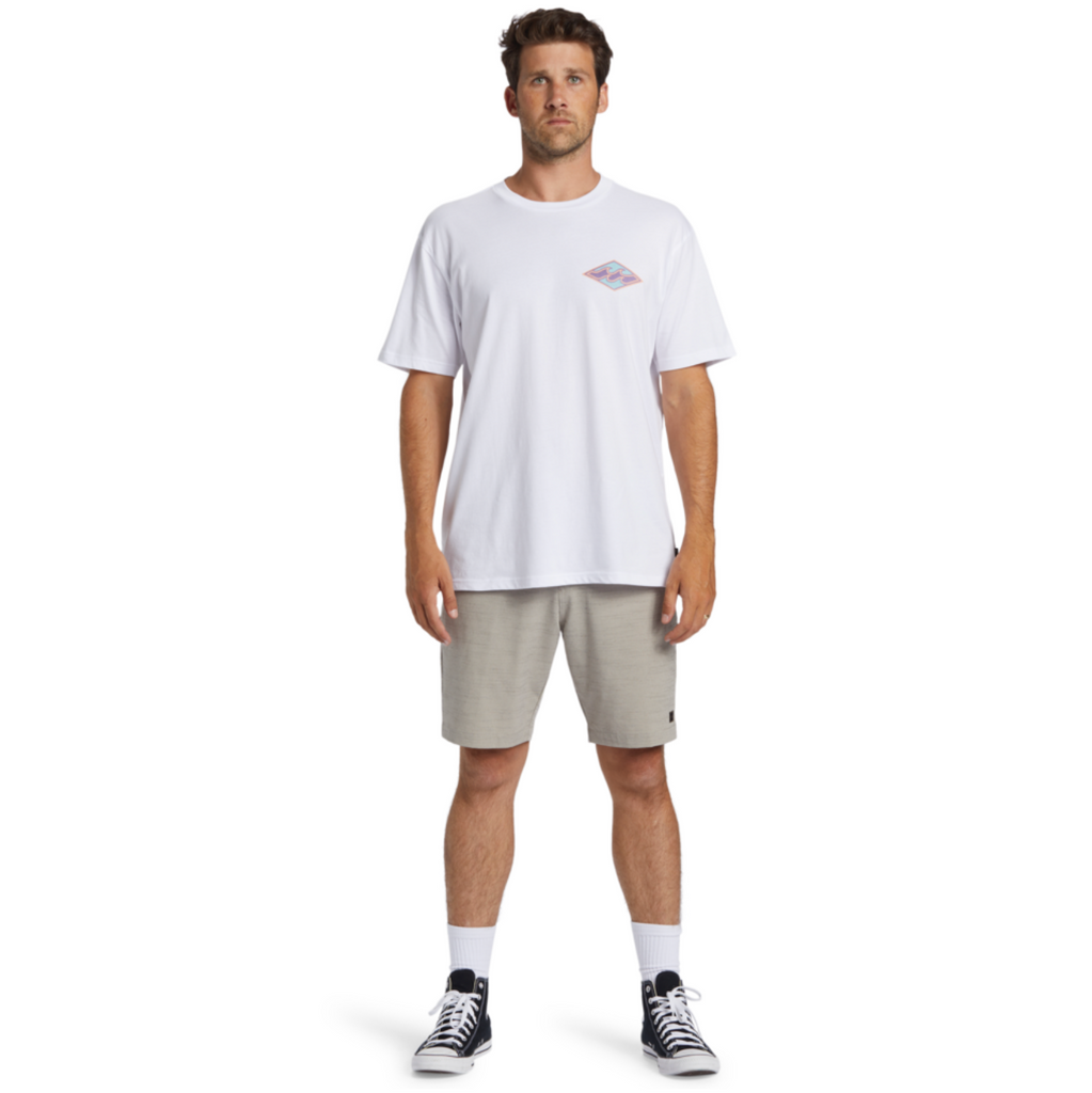 Camiseta Billabong Crayon Wave White Chalk