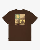 Camiseta Billabong Good Times Dark Brown hombre estilo surf manga corta