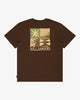 Camiseta Billabong Good Times Dark Brown hombre estilo surf manga corta