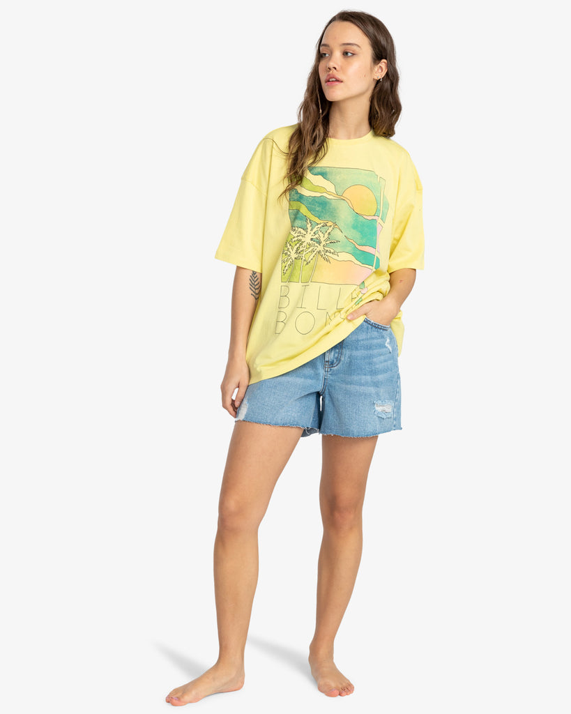 Camiseta Billabong Rainbow Skies Limelight