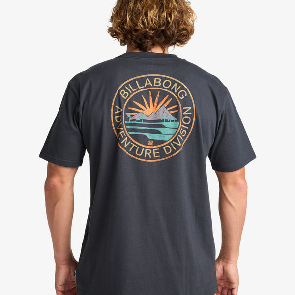 Camiseta Billabong Rockies Dark Black Vintage