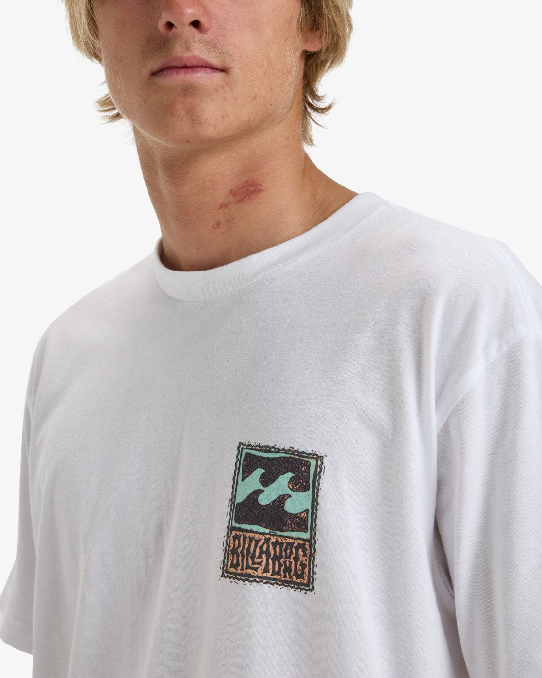 Camiseta Billabong Stamp White color White vista 05