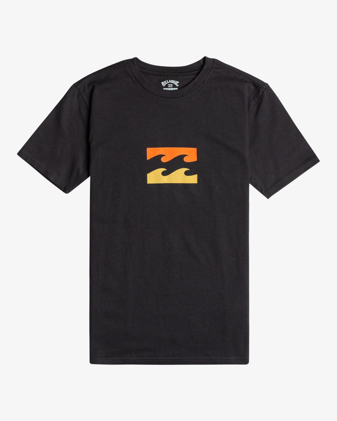 camiseta Billabong Team Wave Kids Black niño negra algodón logo frontal