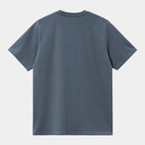 Camiseta Carhartt Wip Pocket Tee Hudson Blue