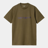 Camiseta Carhartt Script Highland / Cassis