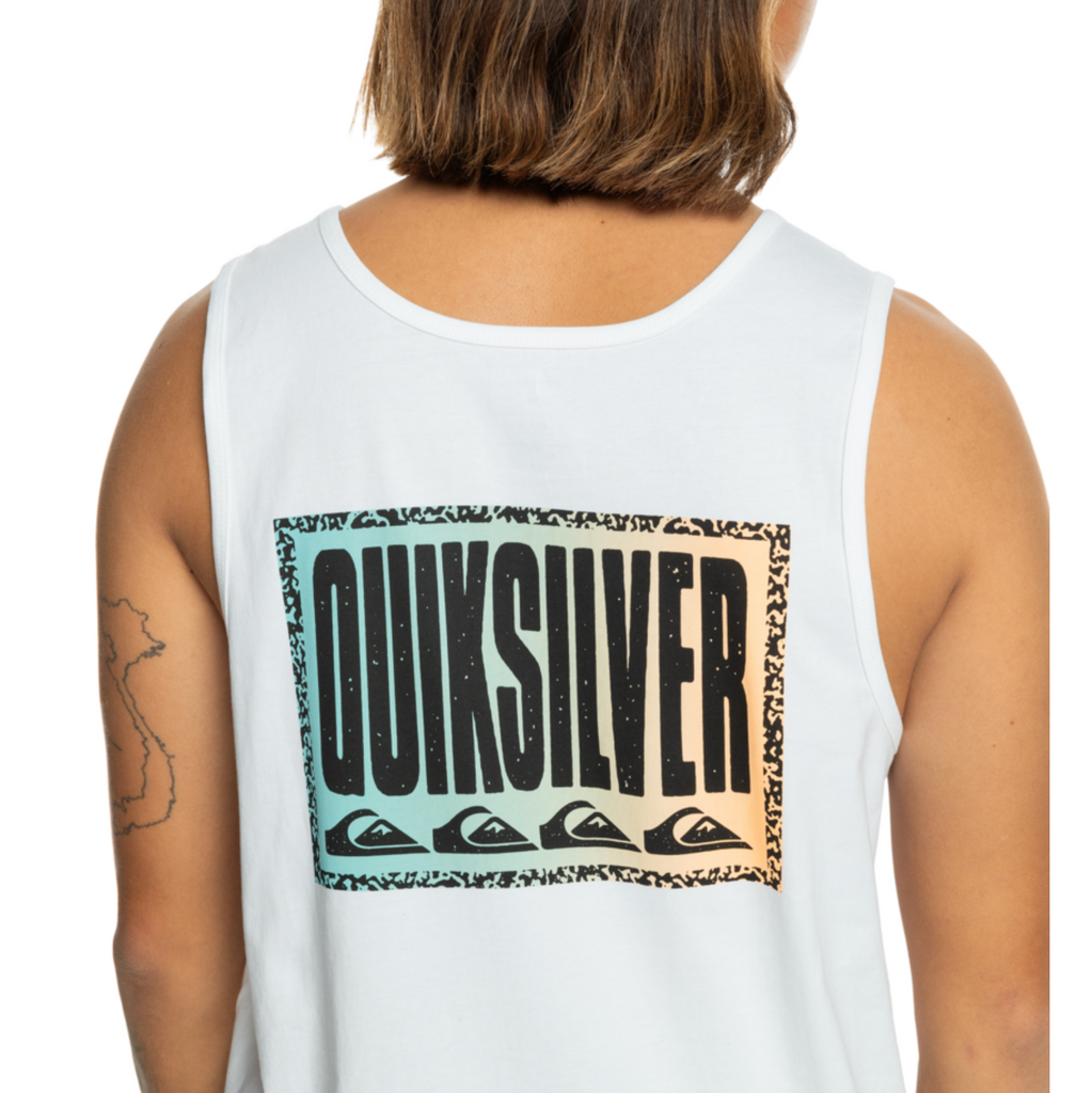 Camiseta Quiksilver Long Fade Tank White