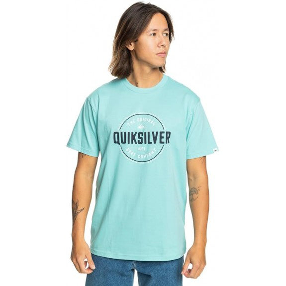 Camiseta Quiksilver Circle Up Sea Water