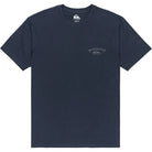 Camiseta Quiksilver Anchor Lockup Dark Navy para hombre color azul marino estilo surf con logo en el pecho