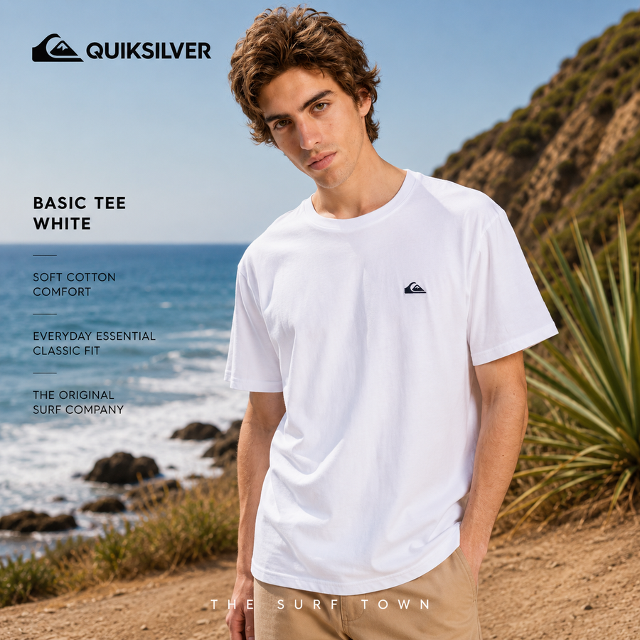 Camiseta Quiksilver Basic Tee White en vídeo