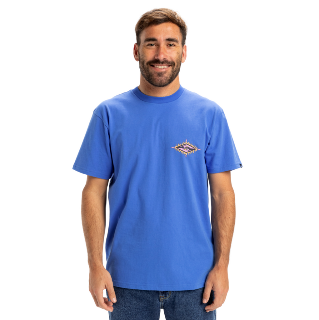 Camiseta Quiksilver Beach Blast Nebulas Blue