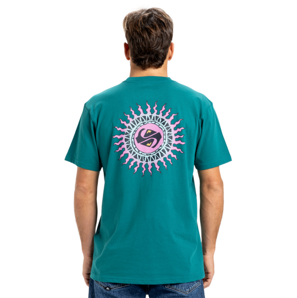 Camiseta Quiksilver Beach Blast Teal Green