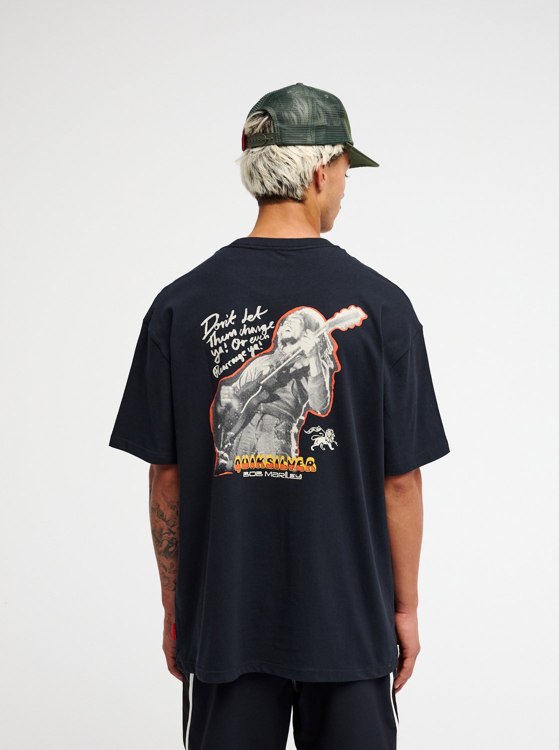 Camiseta Quiksilver Bob Marley Be Loved - Black - imagen oficial 2
