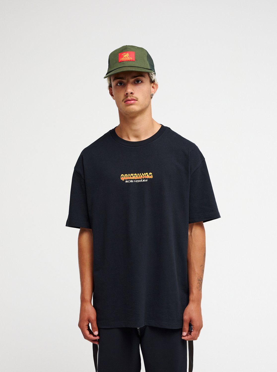 Camiseta Quiksilver Bob Marley Be Loved - Black - imagen oficial 3