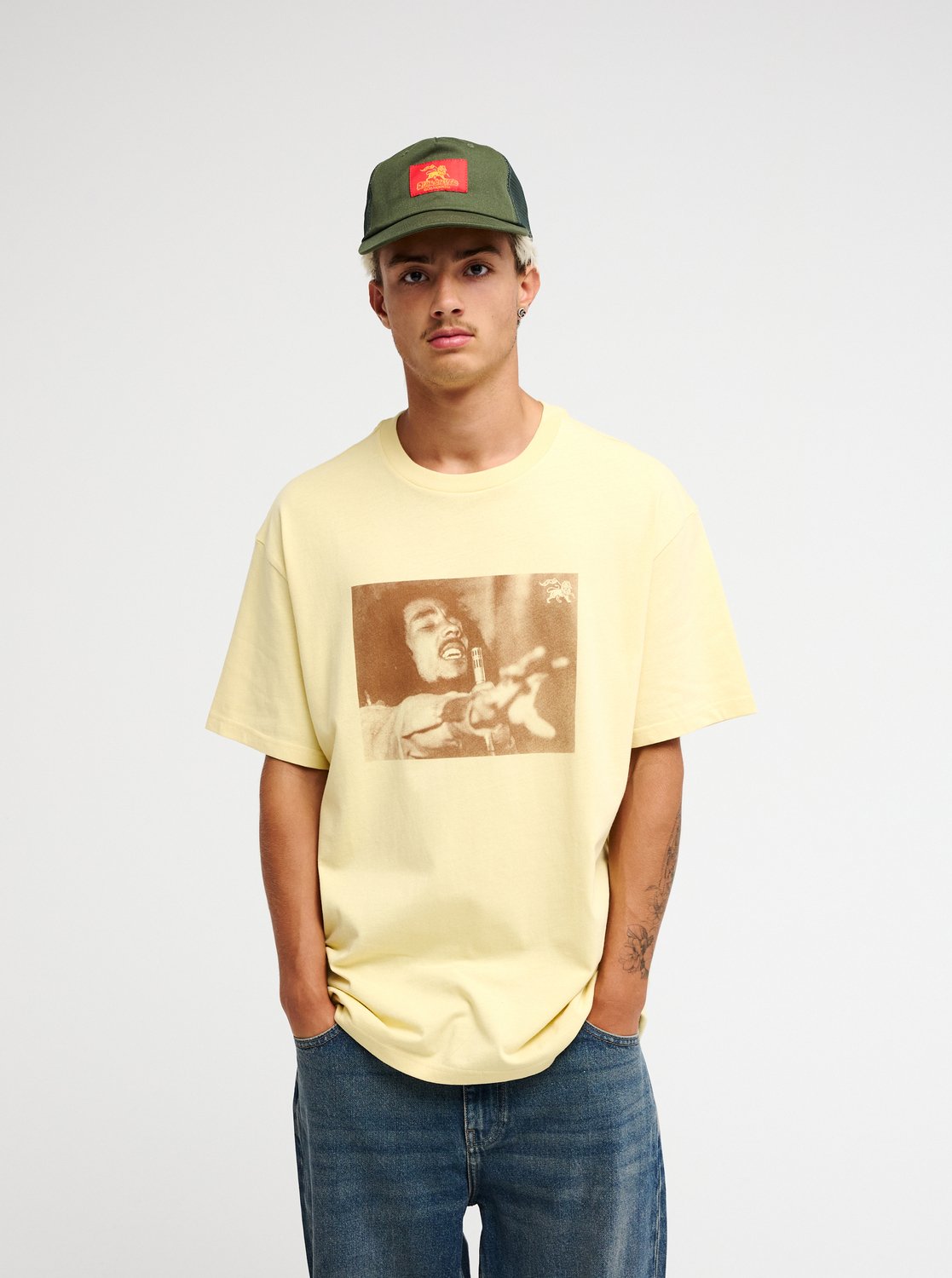 Camiseta Quiksilver Bob Marley Redemption - Straw - imagen oficial 3