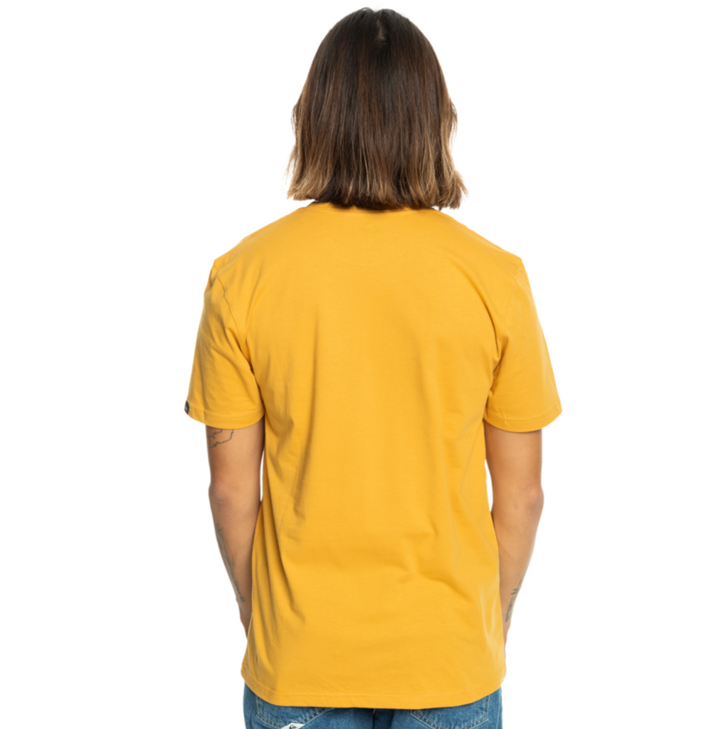 Camiseta Quiksilver Comp Logo Mustard