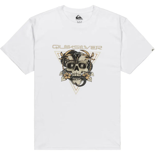 Camiseta Quiksilver Core Skull White