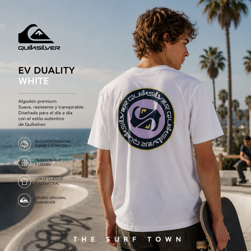 Camiseta Quiksilver EV Duality White