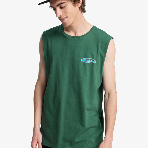 Camiseta Quiksilver EV Quikglobe Muscle Forest