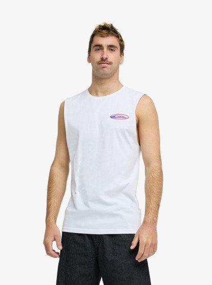 Camiseta Quiksilver EV Quikglobe Muscle White