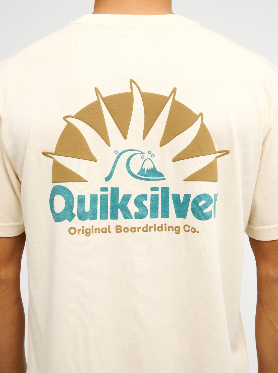 Camiseta Quiksilver Evo Rays Bone White, vista alternativa