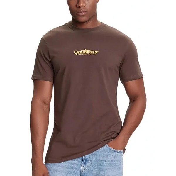 Camiseta Quiksilver Fineline Chocolate Brown